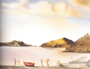 Salvador Dali œuvres - Port Lligat au coucher du soleil Salvador Dali